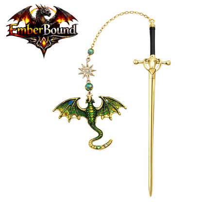 EmberBound™ Hairpin & Bookmark