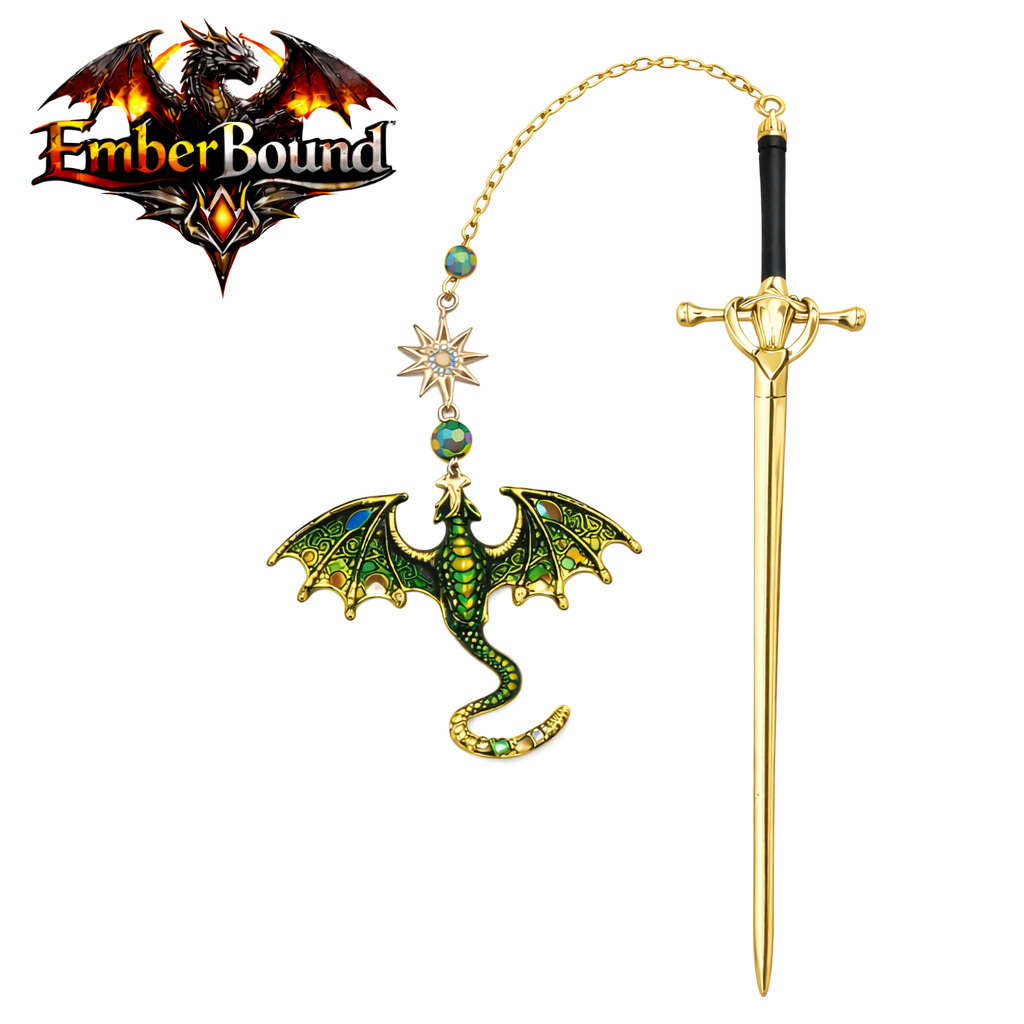 EmberBound™ Hairpin & Bookmark